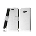 IMAK Slim leather Cases Luxury Holster Covers for Samsung I779 - White