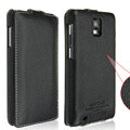 IMAK Slim leather Cases Luxury Holster Covers for Samsung i919 GALAXY SII - Black