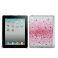 Bling Crystal Cases Diamond Rhinestone Hard Covers for iPad 2 / The New iPad - Pink