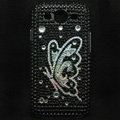 Butterfly Bling Crystal Covers Rhinestone Diamond Cases For Samsung Galaxy S III 3 i9300 I9308 - Black