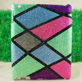 Hot Bling Crystal Cases Diamond Rhinestone Hard Covers for iPad 2 / The New iPad - Color