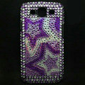 Star Bling Crystal Covers Rhinestone Diamond Cases For Samsung Galaxy S III 3 i9300 I9308 - Purple