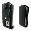 IMAK Flip Genuine leather Cases Holster Covers for Nokia N97 mini - Black