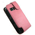IMAK Flip leather Cases Holster Covers for Nokia 5800xm - Pink