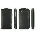 IMAK Jazz Super-Slim leather Cases Luxury Holster Covers for HTC Pyramid Sensation 4G G14 Z710e - Black