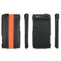 IMAK Jazz Super-Slim leather Cases Luxury Holster Covers for Motorola Droid RAZR XT910 XT912 - Black