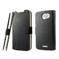 IMAK Slim leather Cases Luxury Holster Covers for HTC One X Superme Edge S720E G23 - Black