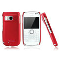 Nillkin Super Matte Hard Cases Skin Covers for Nokia E6 - Red