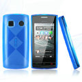 Nillkin Super Matte Rainbow Cases Skin Covers for Nokia 500 - Blue