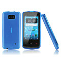 Nillkin Super Matte Rainbow Cases Skin Covers for Nokia 700 - Blue