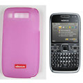 Nillkin Transparent Matte Soft Cases Covers for Nokia E72 - Pink
