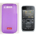 Nillkin Transparent Matte Soft Cases Covers for Nokia E72 - Purple