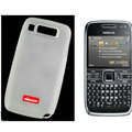 Nillkin Transparent Matte Soft Cases Covers for Nokia E72 - White