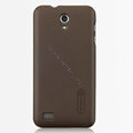 Nillkin Super Matte Hard Cases Skin Covers for Huawei S8600 Spark - Brown