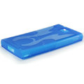 Nillkin Super Matte Rainbow Cases Skin Covers for Huawei U9000 Ideos X6 - Blue