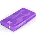 Nillkin Super Matte Rainbow Cases Skin Covers for Huawei U9000 Ideos X6 - Purple