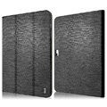 IMAK Slim leather Cases Luxury Holster Covers for Samsung N8000 GALAXY Note 10.1 - Black