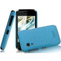 IMAK Cowboy Shell Quicksand Hard Cases Covers for Gionee C600 - Blue