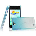 Imak Colorful raindrop cases covers for OPPO Real R807 - Gradient Blue (Screen protection film)