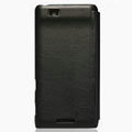 Nillkin leather Cases Holster Covers for Coolpad 9900 - Black