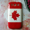 Retro Canada flag Hard Back Cases Covers for Samsung Galaxy SIII S3 I9300 I9308 I939 I535