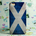 Retro Scotland flag Hard Back Cases Covers for iPhone 4G/4GS