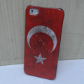 Retro Turkey flag Hard Back Cases Covers Skin for iPhone 5