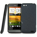 IMAK Cowboy Shell Quicksand Hard Cases Covers for HTC One V Primo T320e - Black