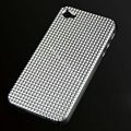 IMAK Diamond Texture Shell Hard Cases for iPhone 4G\4S - White