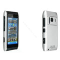 IMAK Titanium Color Covers Hard Cases for Nokia N8 - Silver