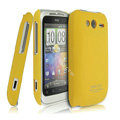 IMAK Ultrathin Matte Color Covers Hard Cases for HTC Wildfire S A510e G13 - Yellow