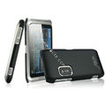 IMAK Ultrathin Matte Color Covers Hard Cases for Nokia E7 - Black