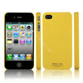 IMAK Ultrathin Matte Color Covers Hard Cases for iPhone 4G\4S - Yellow