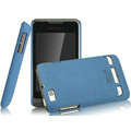 IMAK Cowboy Shell Quicksand Hard Cases Covers for Motorola XT390 - Blue