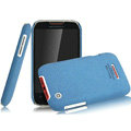 IMAK Cowboy Shell Quicksand Hard Cases Covers for Motorola XT550 - Blue