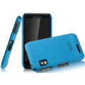 IMAK Cowboy Shell Quicksand Hard Cases Covers for Motorola XT760 - Blue