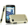 IMAK Titanium Color Covers Hard Cases for Motorola ME865 - Gold