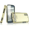 IMAK Titanium Color Covers Hard Cases for Motorola Photon 4G MB855 - Gold