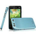 IMAK Ultrathin Matte Color Covers Hard Cases for Motorola MT917 - Blue