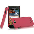 IMAK Ultrathin Matte Color Covers Hard Cases for Samsung i8150 Galaxy W - Rose