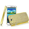 IMAK Water Cube Series Electroplating Shell Hard Cases for Samsung Galaxy SIII S3 I9300 I9308 I939 I535 - Gold