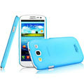 IMAK Water Jade Shell Hard Cases Covers for Samsung Galaxy SIII S3 I9300 I9308 I939 I535 - Blue
