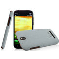 IMAK Cowboy Shell Quicksand Hard Cases Covers for HTC T528t One ST - Gray