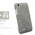 Nillkin leather Cases Holster Covers Skin for HTC T528d One SC - Gray