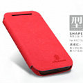 Nillkin leather Cases Holster Covers Skin for HTC T528t One ST - Red