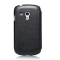 Nillkin leather Cases Holster Covers for Samsung I8190 GALAXY SIII Mini - Black