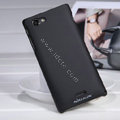 Nillkin Matte Hard Cases Covers for Sony Ericsson ST26i Xperia J - Black