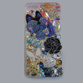 Bling S-warovski crystal cases Fox diamond cover for iPhone 5 - Blue