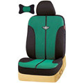VV knitted mesh Stripe Custom Auto Car Seat Cover Set - Green Black