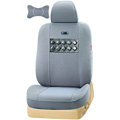 VV vinylon leather Custom Auto Car Seat Cover Set - Gray
